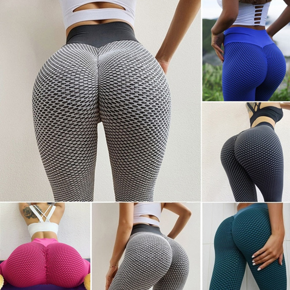 Yoga Womens Pants Push Up Tights Workout Anti Cellulite High Waist